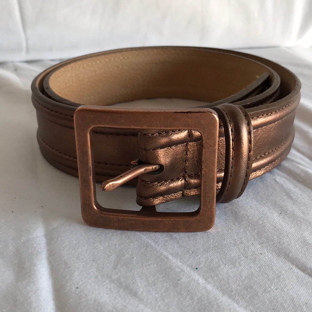Ellen Tracy copper belt Sz M
